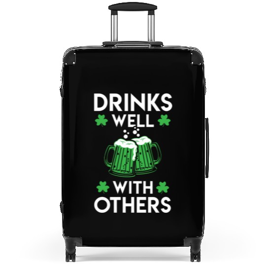 Green Beer St Patrick s Day Suitcases