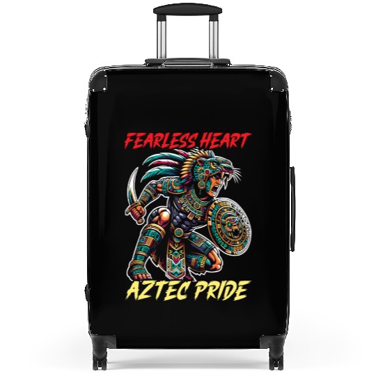 Aztec Jaguar Warrior Aztec Culture Indigenous Suitcases