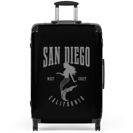 San Diego California Vintage Souvenir Suitcases
