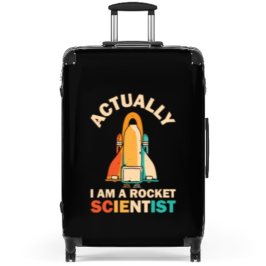 Retro Rocket Scientist Space Shuttle Suitcases