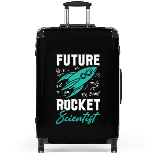 Rocket Scientist Future Mathematician Racket Suitcases