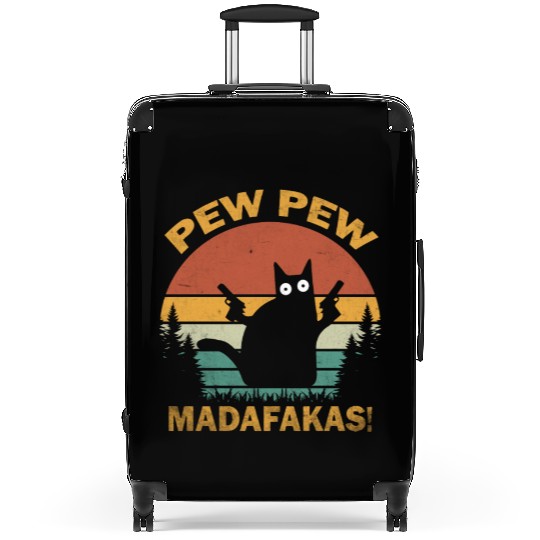 Funny | Hilarious Gift Idea | Pew Pew Madafakas Suitcases