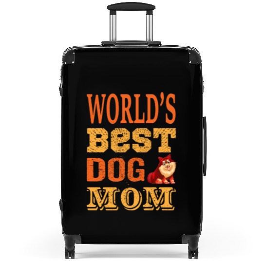 World best dog mom Suitcases