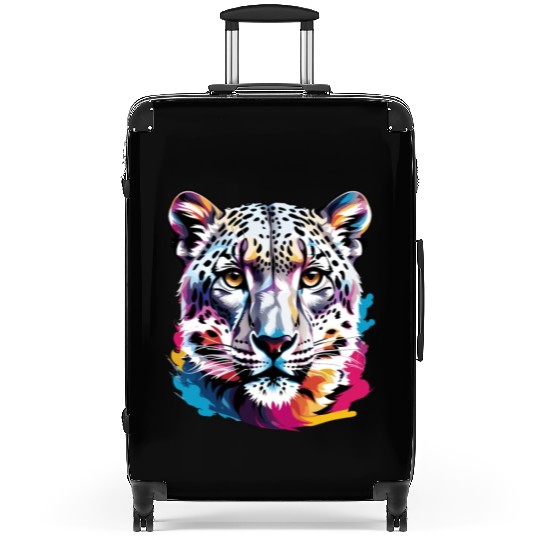 Snow leopard Suitcases