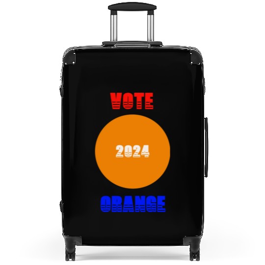 Support Donald J. Trump. Vote Orange 2024! Suitcases