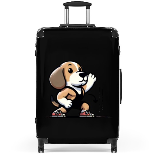 Beagle Buff: Hitting the Gym in Style Suitcases