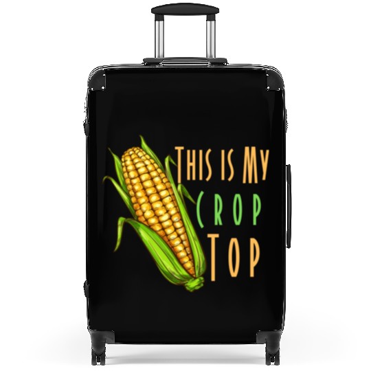 This is My Crop Top Suitcases Funny Farming Corn Crop