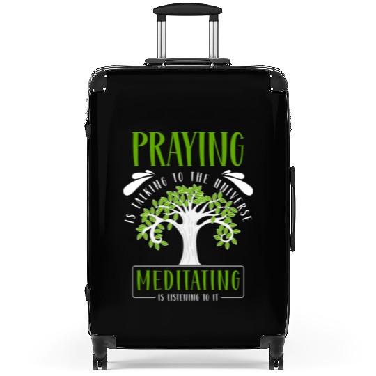 Meditation Om Buddha Spirit Suitcases