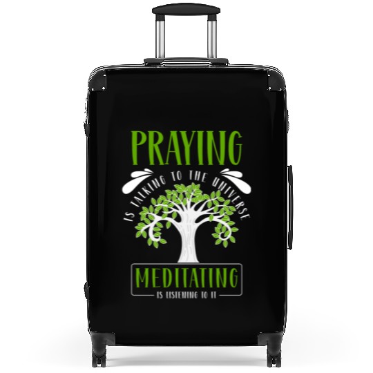 Meditation Om Buddha Spirit Suitcases