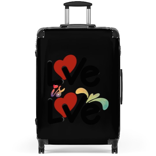 Love is Love Suitcases