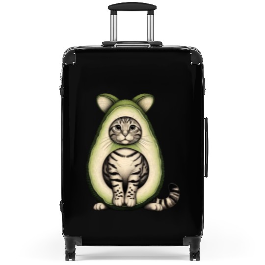 Avocado Cat Suitcases