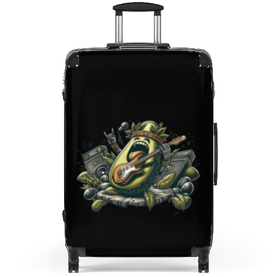 Hard Avocado Rock Suitcases