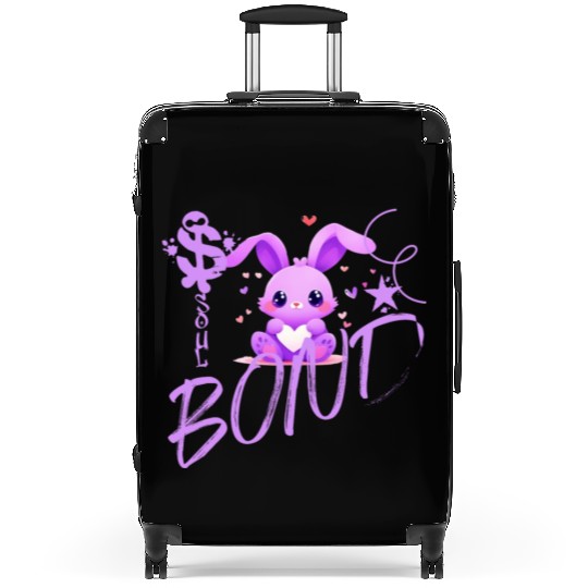 Cartoon Soulful Bond Bunny Suitcases