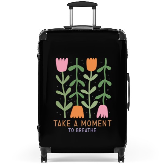 Dakota floral. South Dakota flowers stickers Suitcases