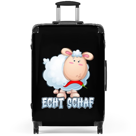 Sheep North German Lamb Shepherd Suitcases
