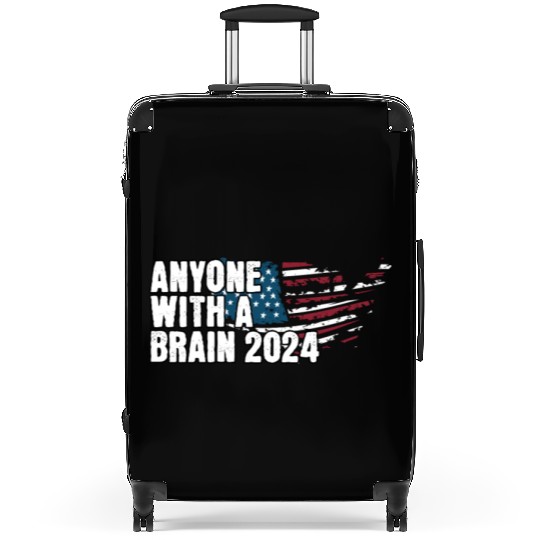 2024 Brain Vote Democracy Anti-Trump Suitcases