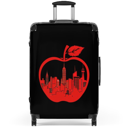Big Apple Landmark Traveler Cityscape 4th of July Suitcases