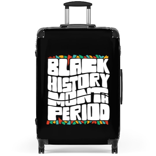Black History Month Period African American Pride Suitcases