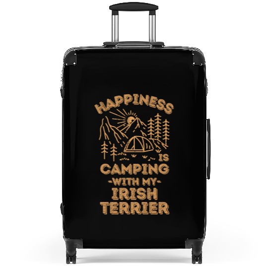 Camping with irish-terrier Suitcases