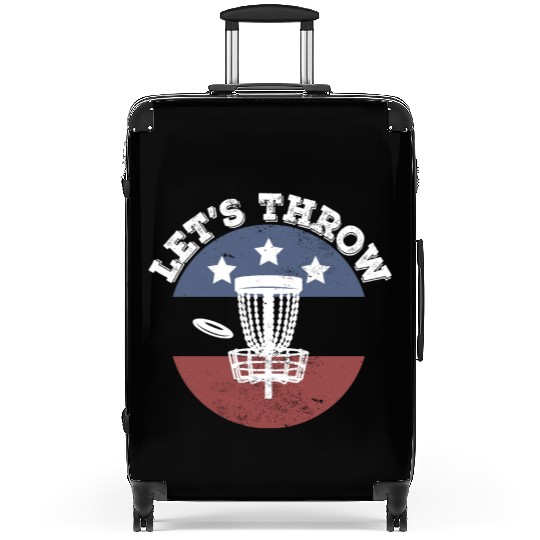 Disc Golf Player American Disc Golfer Suitcases