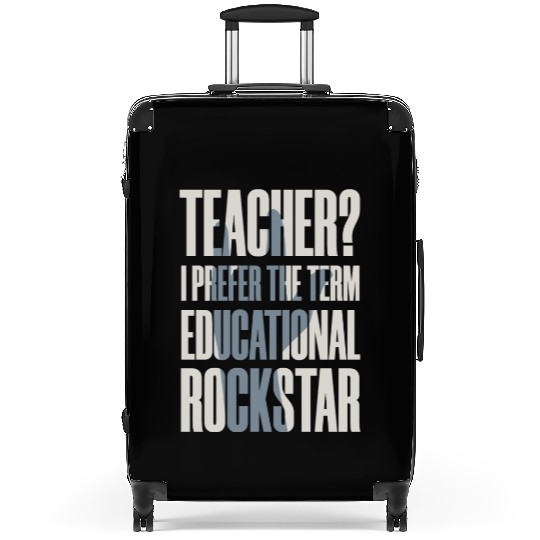 Funny Music Teacher - Educational Rockstar Suitcases
