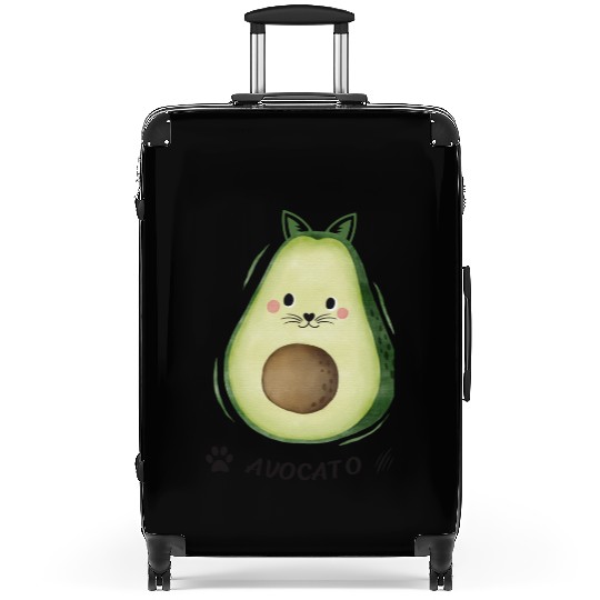 Avocado Cat Suitcases