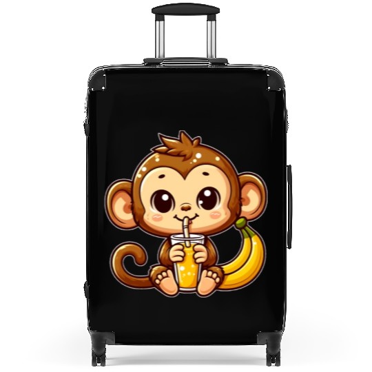 Monkey Business: Banana Juice Break Suitcases