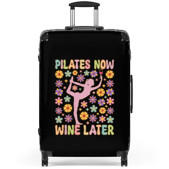 Instructor Yoga Exercise Wine Lover Suitcases