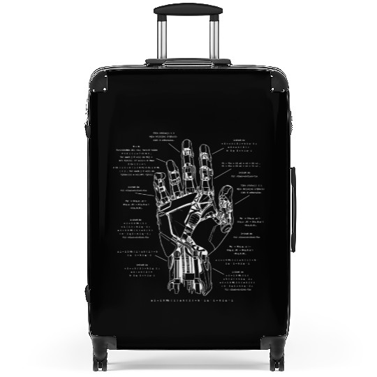 Robotics Robot Hand AI Formula Engineer Programmer Suitcases
