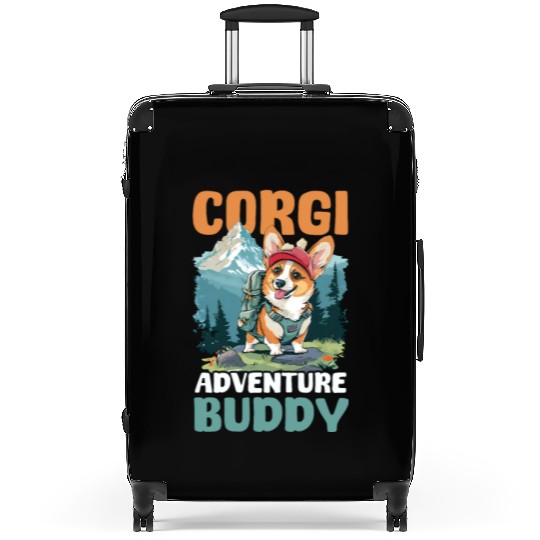 Corgi Mom Dad Corgi Adventure Buddy Suitcases
