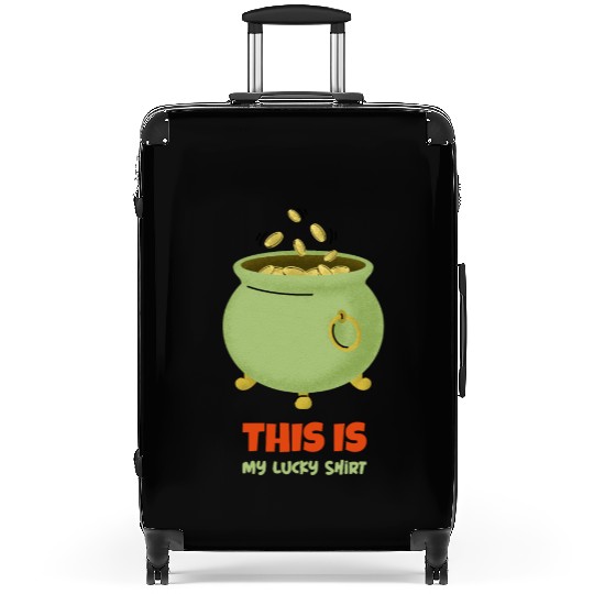 St. Patrick's Day - Pot of Gold Suitcases