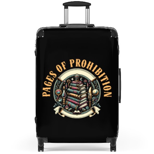 Read Banned Books Bookworm Book Lover Literature Suitcases