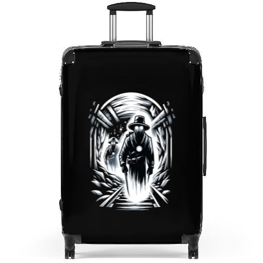 Cowboy Barn Bull Rider Rodeo Country Western Gift Suitcases