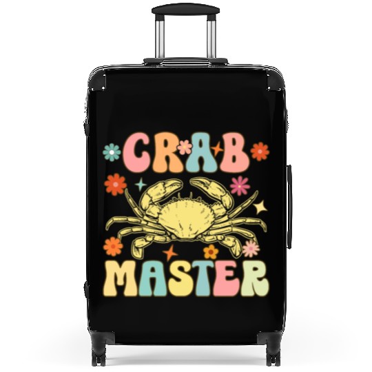 Groovy Crab Lover Seafood Lover Suitcases