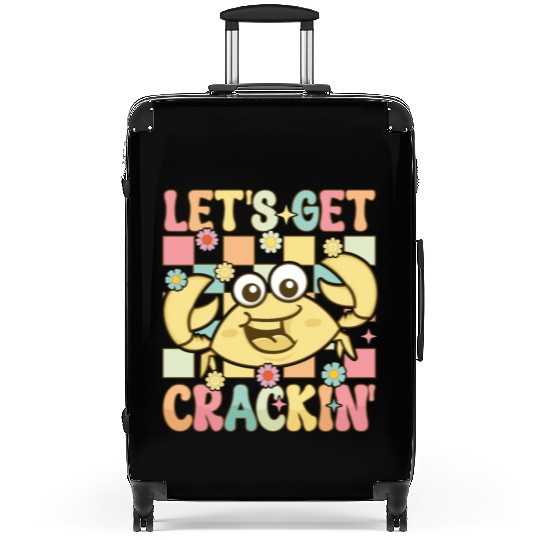 Groovy Crab Lover Seafood Lover Suitcases