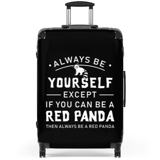 Cute Red Panda Gift Panda Lover Christmas Suitcases