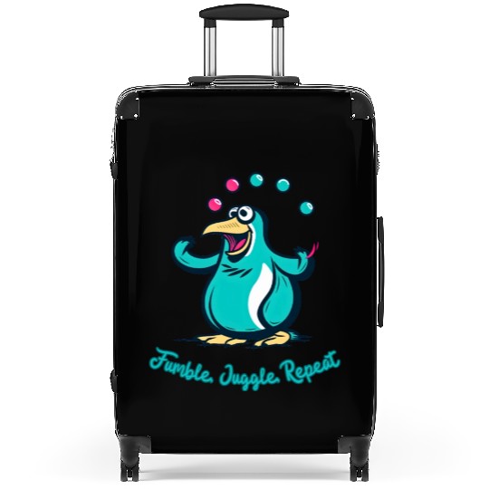 Clumsy Penguin: Fumble, Juggle, Repeat. Suitcases
