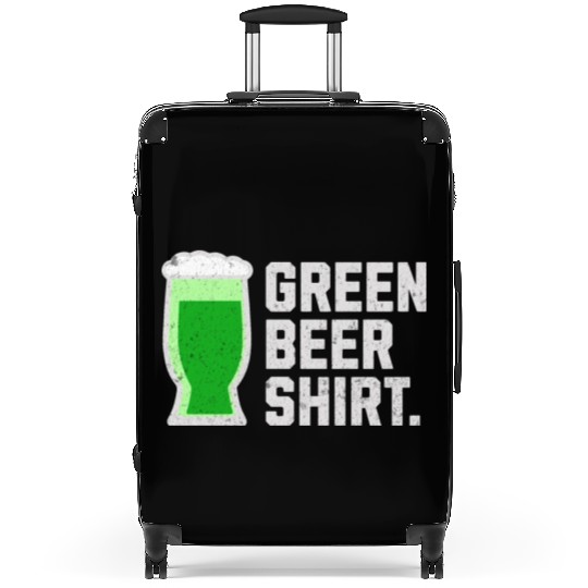 Green Beer Suitcases for St. Patrick's Day