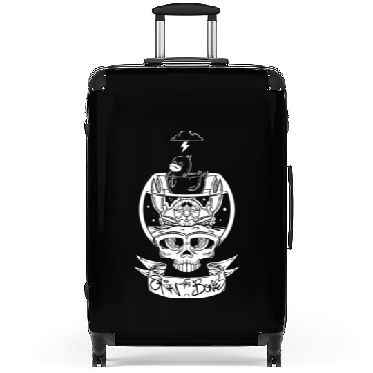 Skull Bowl Duck Crab Skin And Bones Suitcases