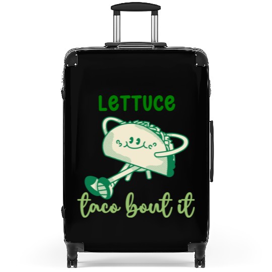 Lettuce Taco Bout It Suitcases
