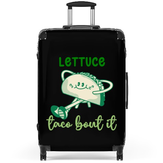 Lettuce Taco Bout It Suitcases