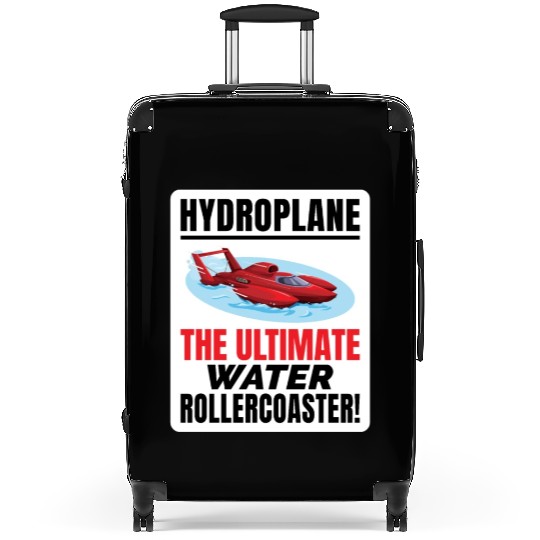 Hydroplane Boat Racing Rollercoaster Adventure Suitcases