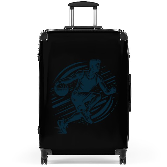 Basketball Player Icon Suitcases