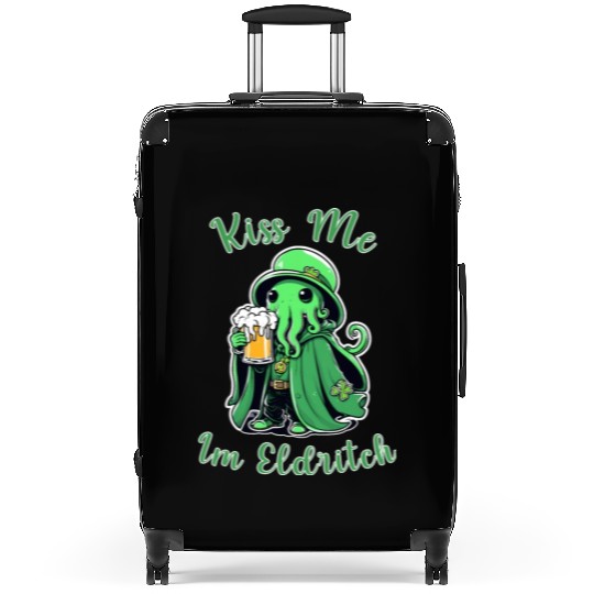 Kiss Me I'm Eldritch - St. Paddy's Day Cthulhu Suitcases