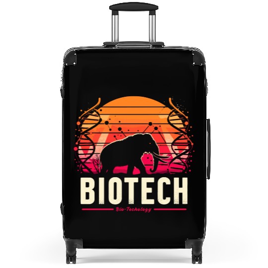 Biotech Bio Technology DNA Mammoth Science Crispr Suitcases