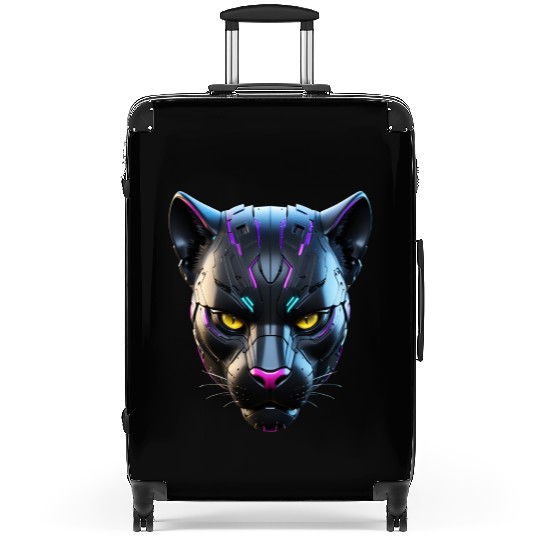 Robot Black Panther Suitcases