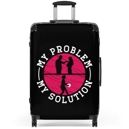 Flying Disc Player My Problem My Pictogram Mom Dad Suitcases