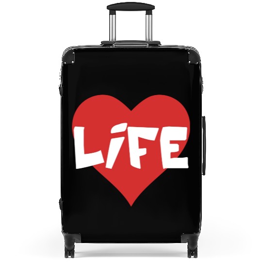 I love my life couple Suitcases
