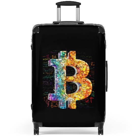 Pi day 3.14 Mathematical Equation Crypto Bitcoin Suitcases