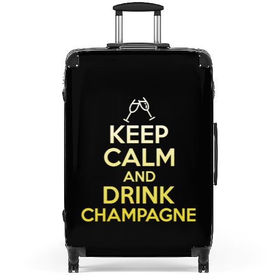 Keep Calm And Drink Alcohol Suitcases - Funny Drink